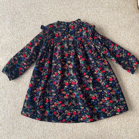 Baby GAP | vintage-y floral-print corduroy dress 3T - Picture 2 of 5